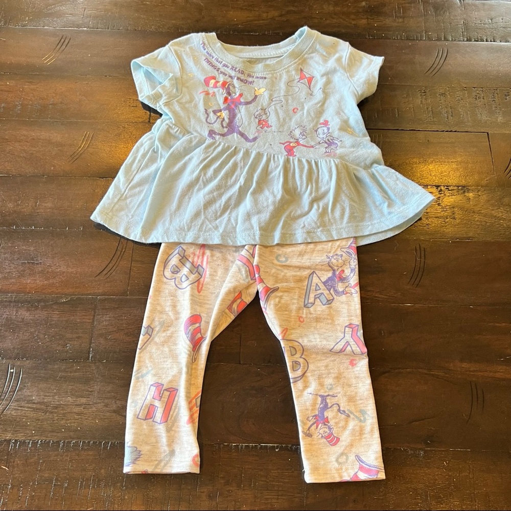 Dr. Seuss Read Shirt and Leggings Set